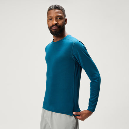 Men's Loop L/S Tech Tee - Barra Blue