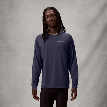 Men's Loop L/S Tech Tee - Carbon Grey