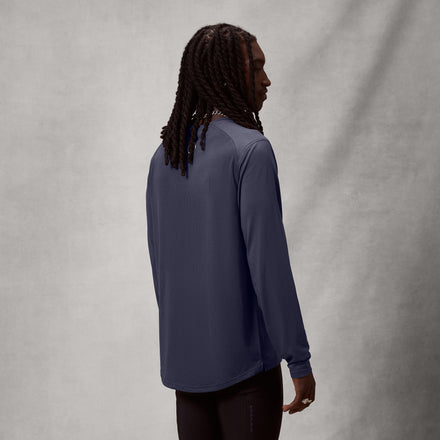 Men's Loop L/S Tech Tee - Carbon Grey