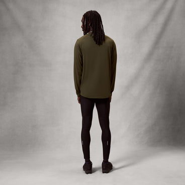 Men's Loop L/S Tech Tee - Olive Green