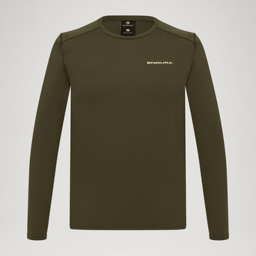 Men's Loop L/S Tech Tee - Olive Green