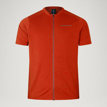Men's Loop S/S Zipped Jersey - Flame Red