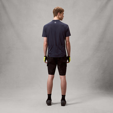 Men's Loop S/S Zipped Jersey - Carbon Grey