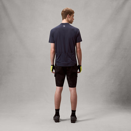 Men's Loop S/S Zipped Jersey - Carbon Grey