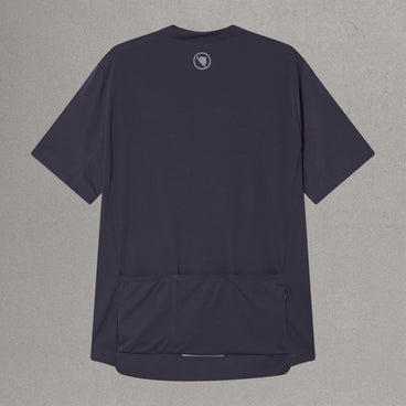 Men's Loop S/S Zipped Jersey - Carbon Grey