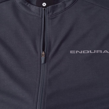 Men's Loop S/S Zipped Jersey - Carbon Grey