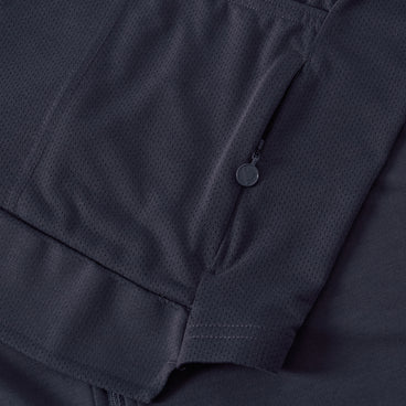 Men's Loop S/S Zipped Jersey - Carbon Grey