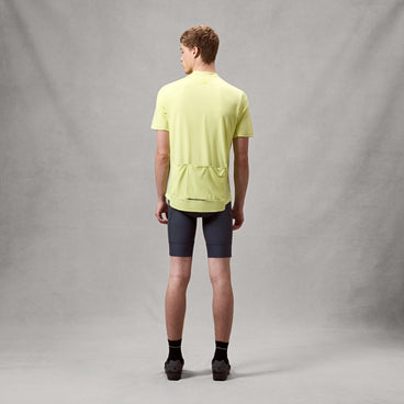 Men's Loop S/S Zipped Jersey - Oil Seed
