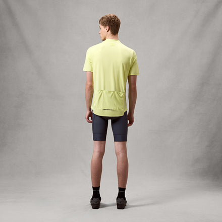 Men's Loop S/S Zipped Jersey - Oil Seed