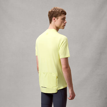 Men's Loop S/S Zipped Jersey - Oil Seed