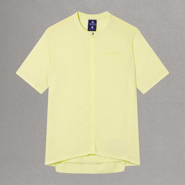 Men's Loop S/S Zipped Jersey - Oil Seed