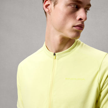 Men's Loop S/S Zipped Jersey - Oil Seed