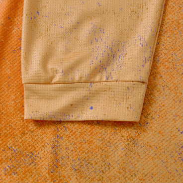 Men's SingleTrack L/S Print Tee - Endura Orange