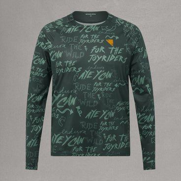 Men's SingleTrack L/S Print Tee - Carbon Grey