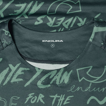 Men's SingleTrack L/S Print Tee - Carbon Grey