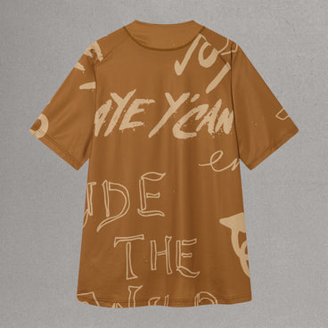 Men's SingleTrack S/S Print Tee - Trail Bronze