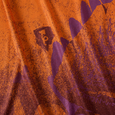 Men's SingleTrack S/S Print Tee - Endura Orange