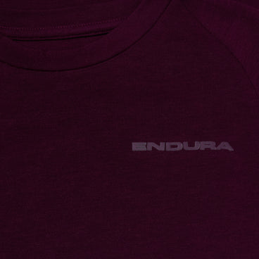 Women's BaaBaa Blend L/S Base Layer - Aubergine