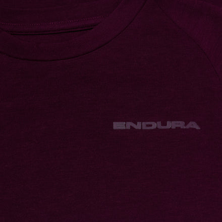 Women's BaaBaa Blend L/S Base Layer - Aubergine