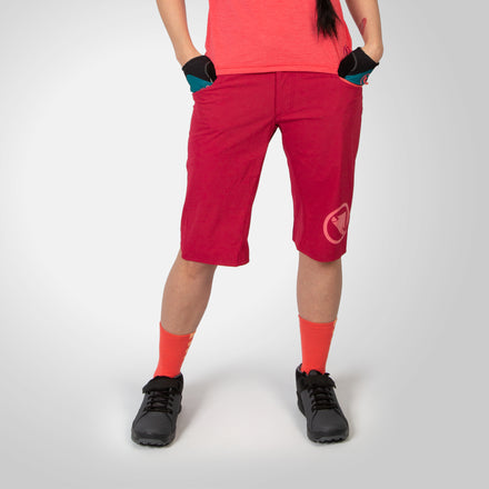 Women's SingleTrack Lite Shorts - Berry
