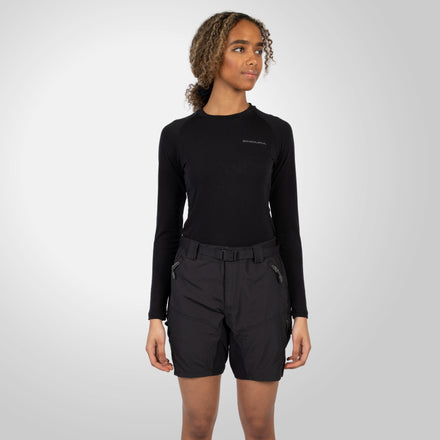 Women's Hummvee Shorts With Liner - Black