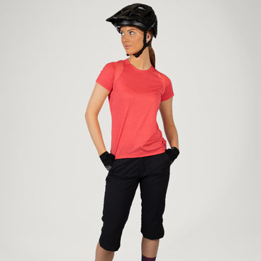 Women's Hummvee 3/4 Shorts With Liner - Black