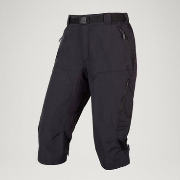 Women's Hummvee 3/4 Shorts With Liner - Black