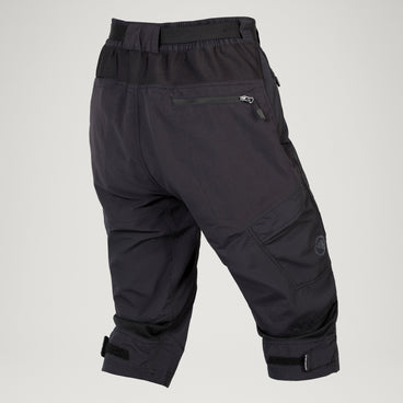 Women's Hummvee 3/4 Shorts With Liner - Black