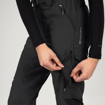 Women's Hummvee 3/4 Shorts With Liner - Black
