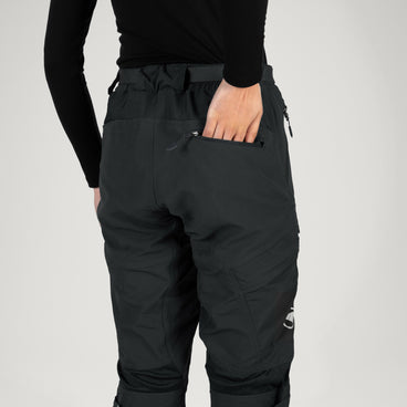 Women's Hummvee 3/4 Shorts With Liner - Black