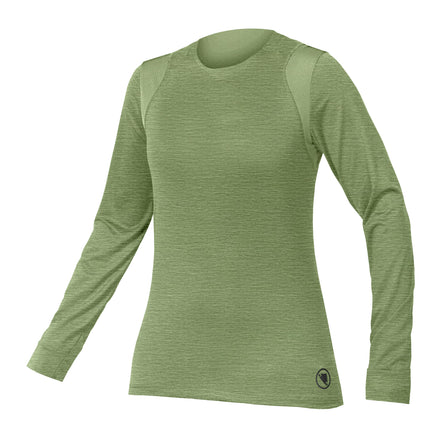 Women's SingleTrack L/S Jersey - Machair Green