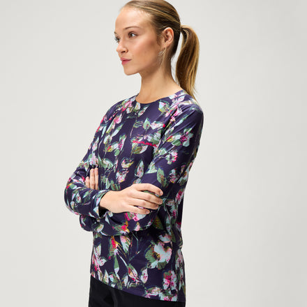 Women's Ltd Floral L/S Tee - Bramble