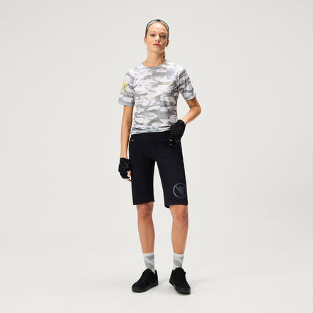 Women's Ltd Mountain Camo S/S Tee - Haar Grey