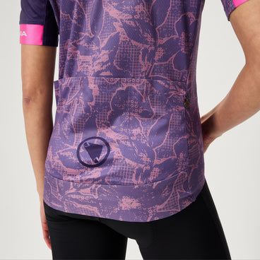 Women's FS260 Floral S/S Jersey - Bramble
