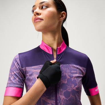 Women's FS260 Floral S/S Jersey - Bramble