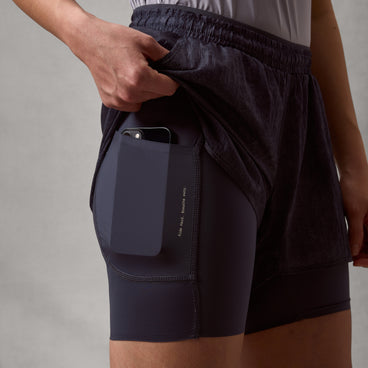 Women's AllTrack Lite Lined Shorts - Carbon Grey