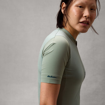 Women's AllTrack Ride S/S Jersey - Sage Green