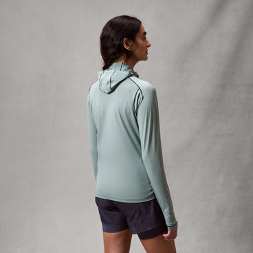 Women's AllTrack Rout Scuba Hoodie - Sage Green