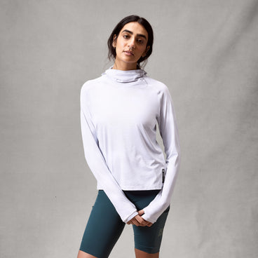 Women's AllTrack Rout Scuba Hoodie - White