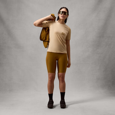 Women's AllTrack Ride S/S Tech Tee - Sand