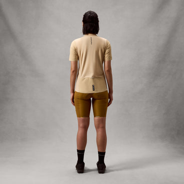 Women's AllTrack Ride S/S Tech Tee - Sand
