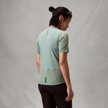 Women's AllTrack Ride S/S Tech Tee - Sage Green