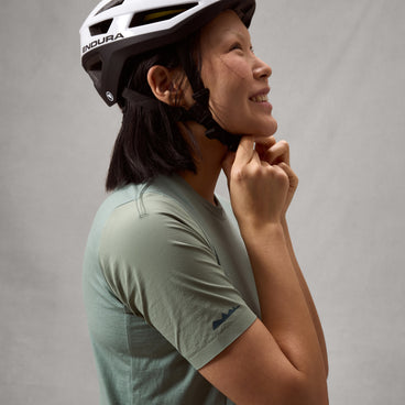 Women's AllTrack Ride S/S Tech Tee - Sage Green