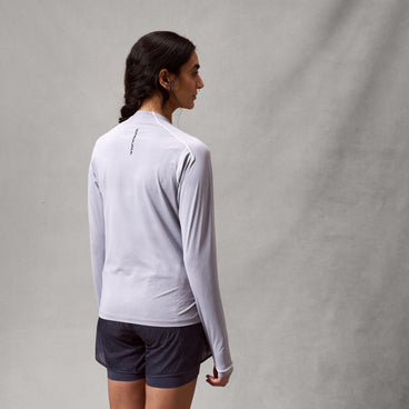 Women's AllTrack Rout L/S Tech Tee - Aluminium