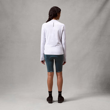 Women's AllTrack Rout L/S Tech Tee - White