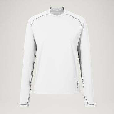 Women's AllTrack Rout L/S Tech Tee - White