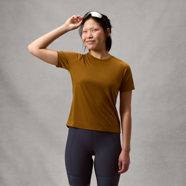 Women's Loop S/S Tech Tee - Trail Bronze