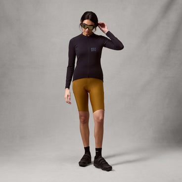 Women's AllTrack Ride L/S Jersey - Black