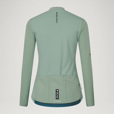 Women's AllTrack Ride L/S Jersey - Sage Green