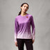 Women's SingleTrack L/S Print Tee - Endura Purple